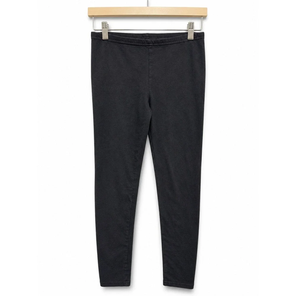 Old Navy Girls Carbon Gray Stretch Cotton Leggings Pants Size‎ L 10-12 Regular